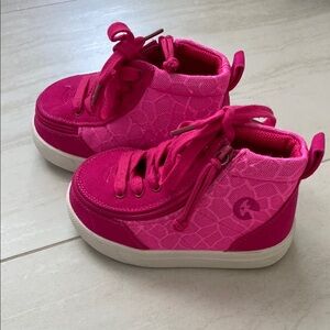 Billy Footwear Kids Pink High-Top Sneakers